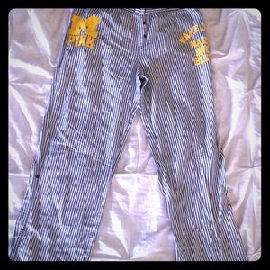 Victoria Secret Michigan Pajama Pants